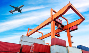 Various modes of cargo transport.