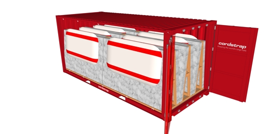 Protect A frames with our supergrip dunnage air bags